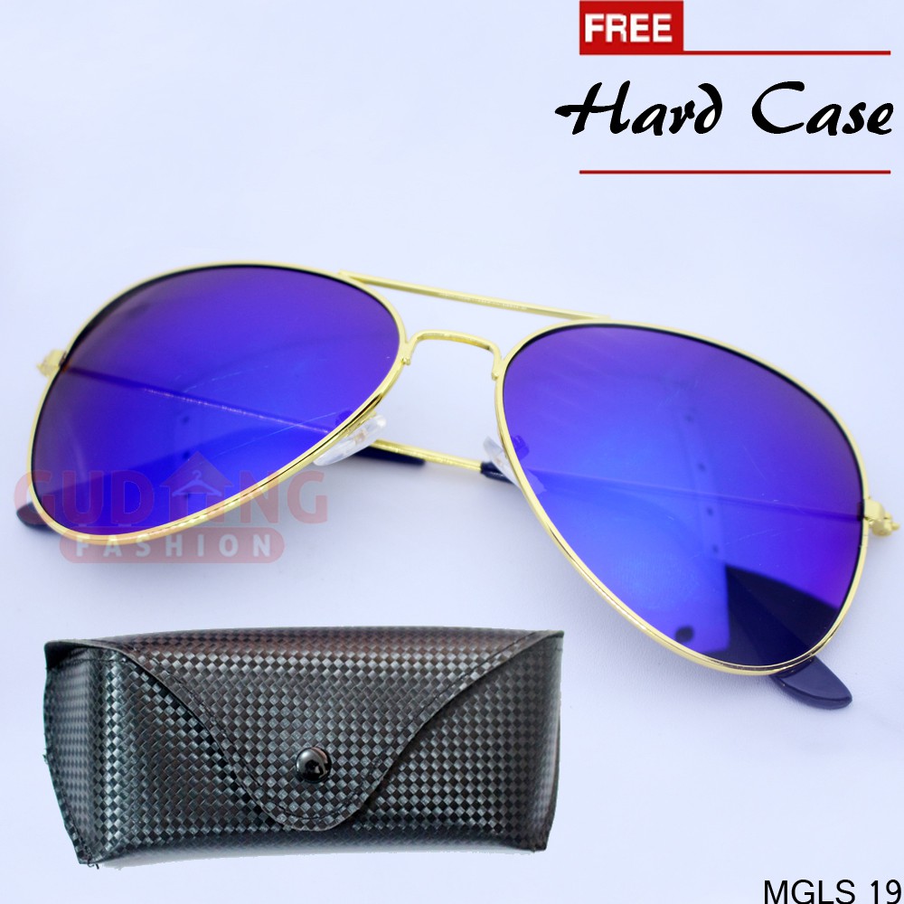 Kacamata Sunglasses Polarized Bonus Kotak Banyal Warna - MGLS (COMB)