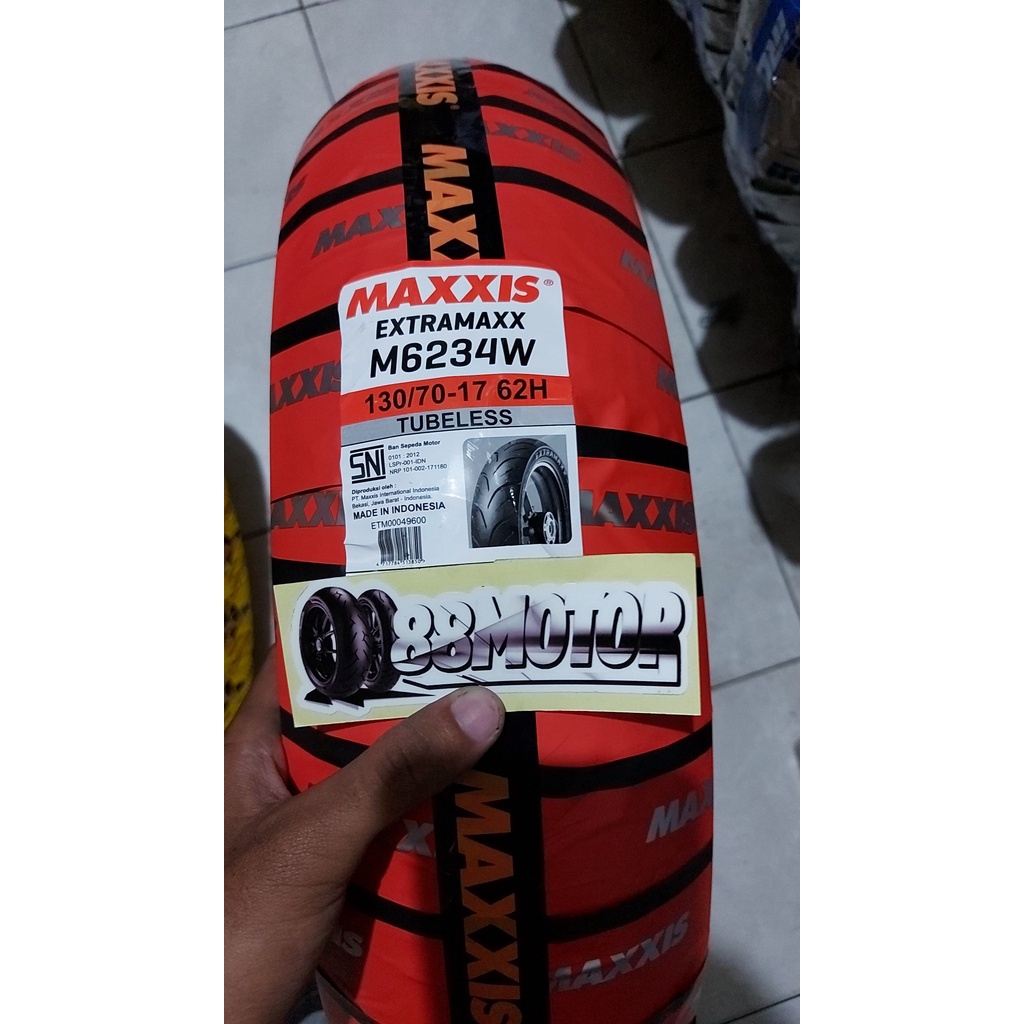BAN MAXXIS EXTRAMAXX 130/70-17 Tubeless, OFFLINE LEBIH MURAH