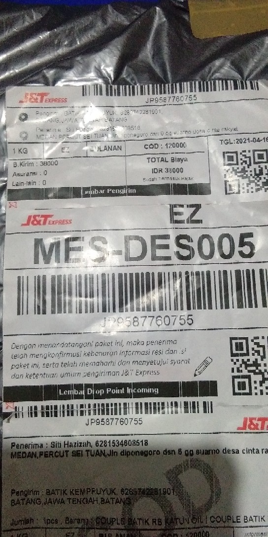 Couple Batik R&b Katun Oil | Couple Batik Motif | Baju Natal