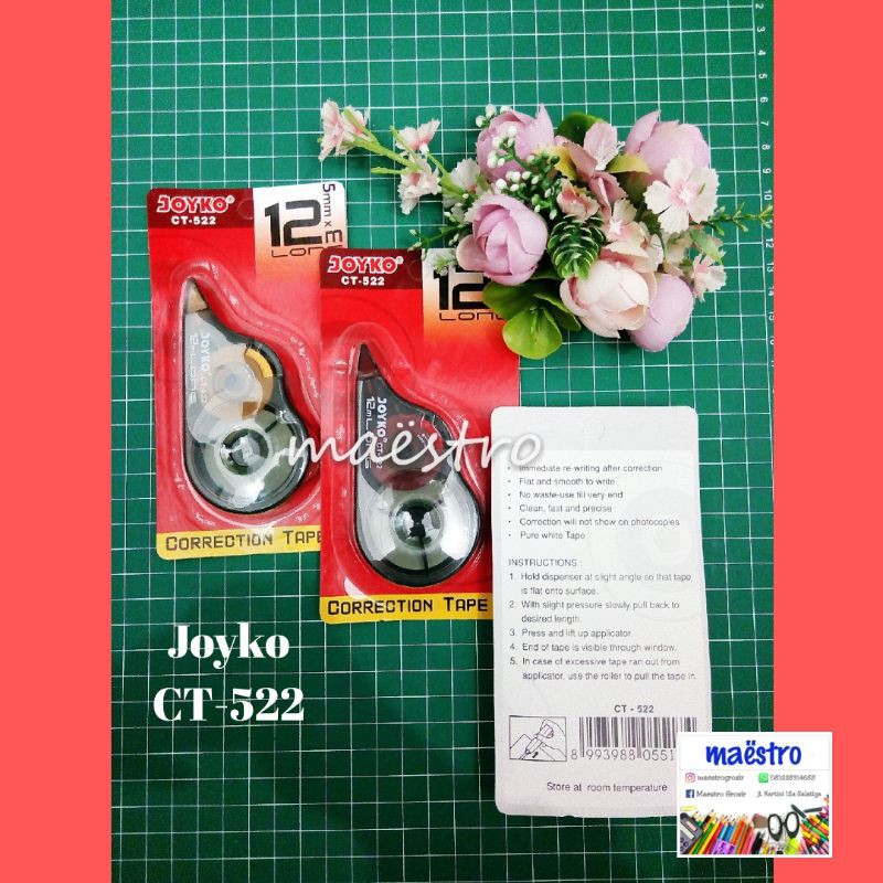 

Tipex Roller Joyko CT-522 / Pita Koreksi / Correction Tape