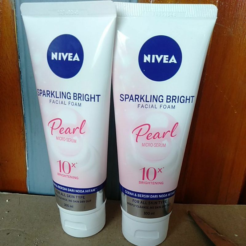 Nivea sparkling bright facial foam 100ml