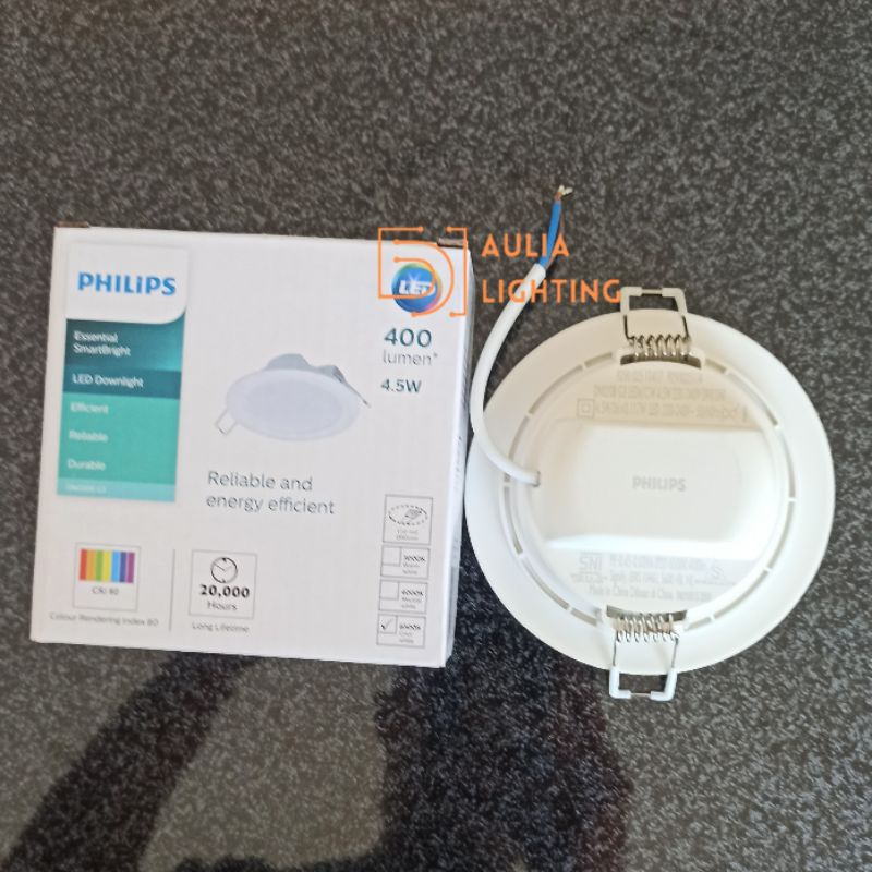 Lampu Downlight LED Philips DN020B 4.5w 4,5 G3 6w 6watt 6 watt w G2 D100 inbow Hias Plafon Minimalis