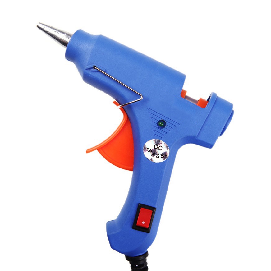 Alat Lem Tembak Saklar On/Off Hot Melt Glue Gun 20 Watt Pistol Panas