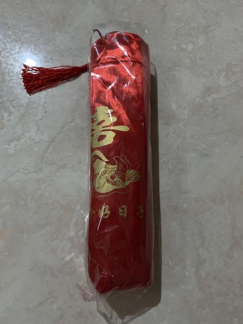 Payung Lipat Sangjit/payung Merah Shuang Xi/perlengkapan Wedding