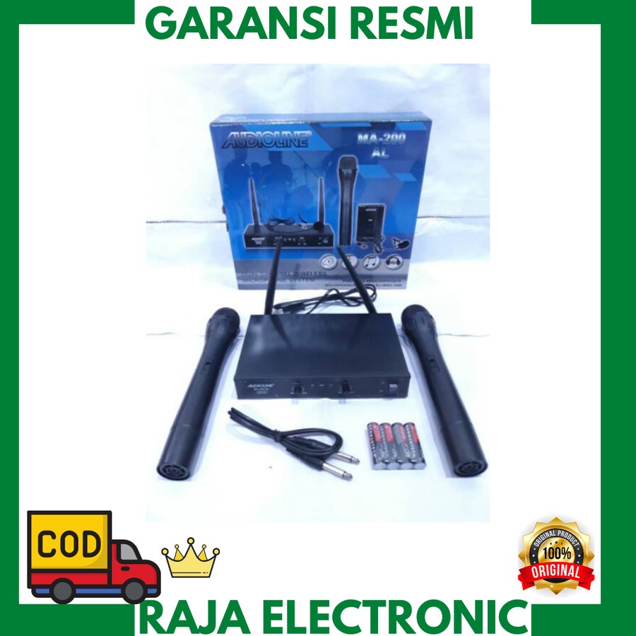 MIC WIRELESS AUDIOLINE MA 200AL HANDLED The Best