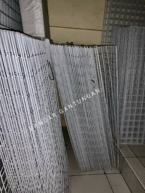 Ram Jaring Kawat Putih 45 x 95 Ram GridWall Warna Putih 45x95 Wire Wall(BH)