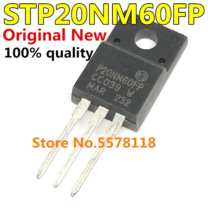 (Ready Stock) 10pcs/lot P20NM60FP STP20NM60FP 20NM60 TO-220F
