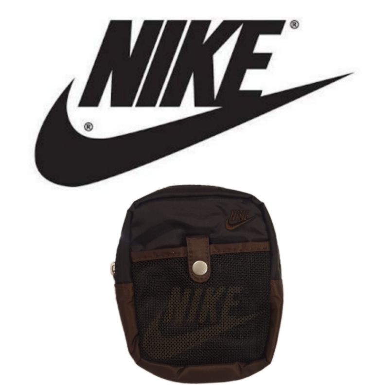 NIKE POUCH COKLAT KECIL