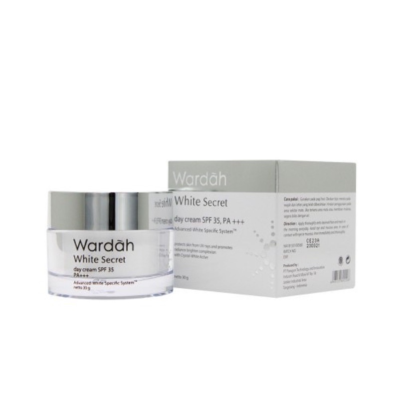 Wardah White Secret Day cream/Night Cream 30 gr pot