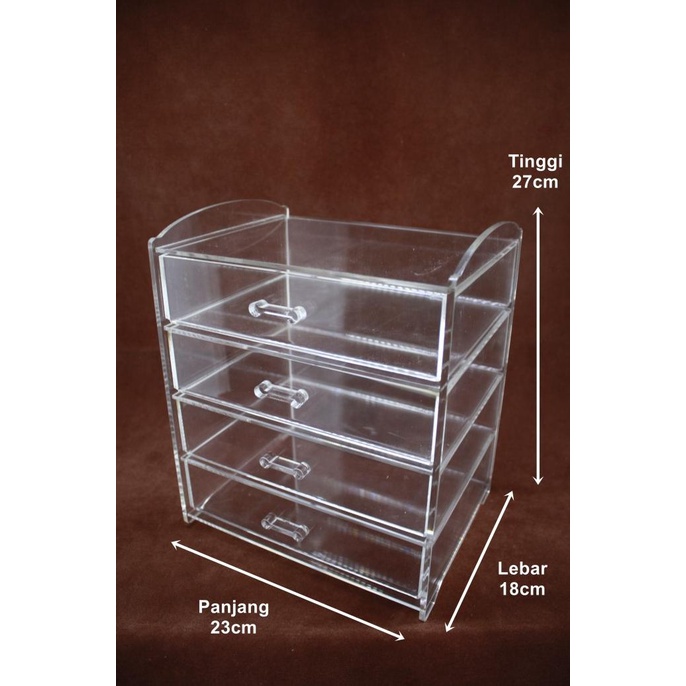 

Office & Stationery | Document Organizer | Jual Acrylic Drawer / Lemari 4 Susun | Best Seller