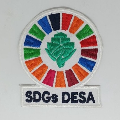Bordir Logo SDGs Desa / Bordir / Embroidery / Logo / Emblem / Patch / Custom Bordir / Bedge / Badge 
