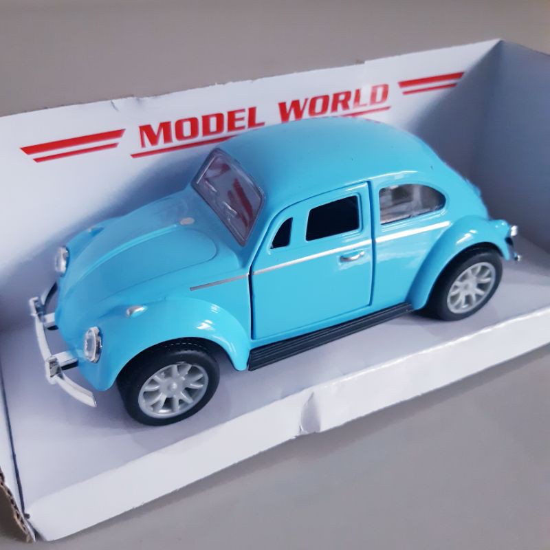 Diecast Mobil VW Beetle Alloy - Mainan Miniatur Sedan Kodok Car Anak