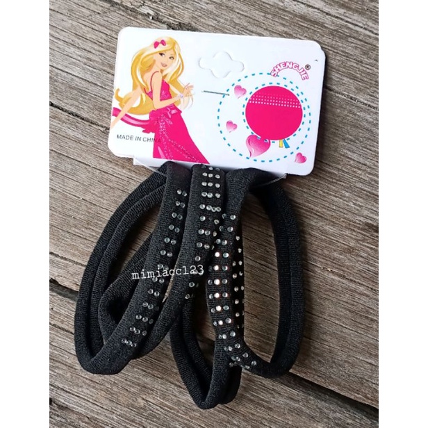 KUNCIR RAMBUT WANITA/ IKAT RAMBUT WARNA PASTEL/ IKAT RAMBUT SET-M