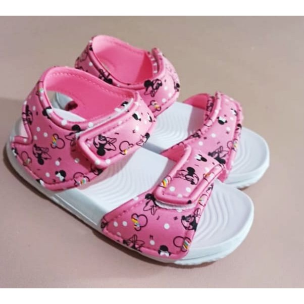 SANDAL ANAK PEREMPUAN MINNIE RIBBON USIA 1,5 sd 4 THN