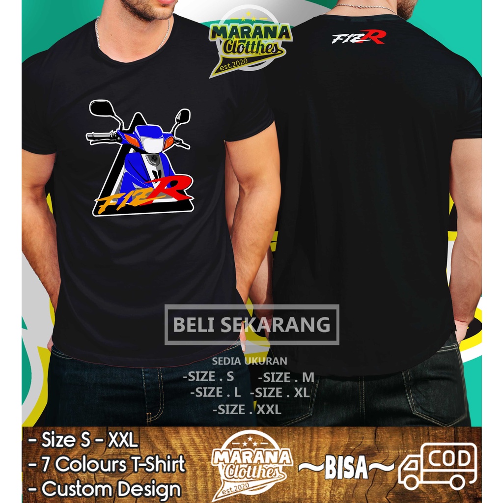 Kaos Baju Motor Yamha F1ZR Vektor Baju Otomotif