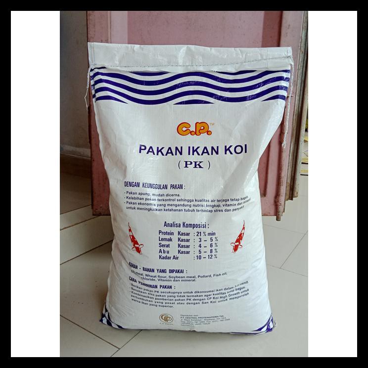 

TERLARIS! Makanan Ikan Koi PAKAN IKAN KOI (PK) 5 mm Berat 10 Kg Warna Merah
