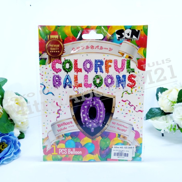 

BALON COLORFUL SON GZ368-O