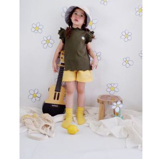 Rib Top Daisy dan Flamingo