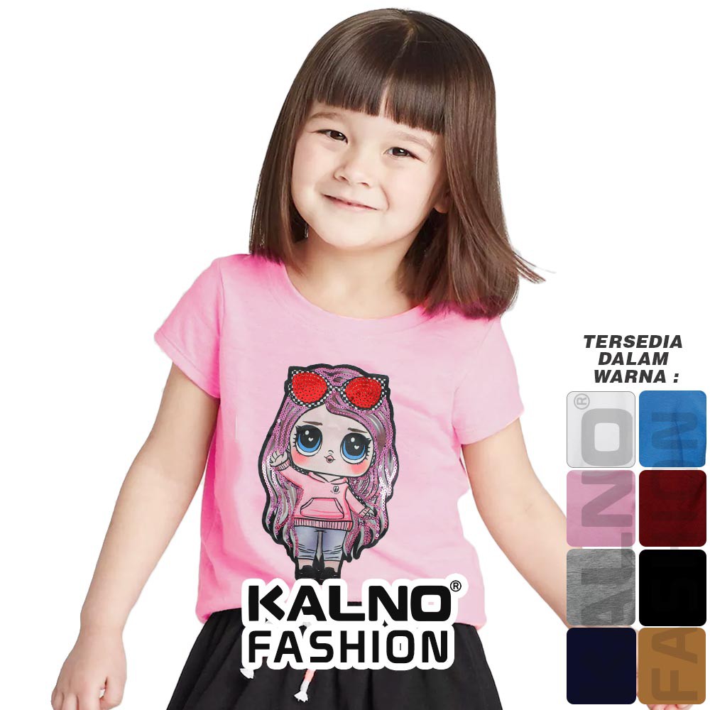 kaos baju anak LOL RANDOM umur 1 - 7 tahun, baju anak karakter