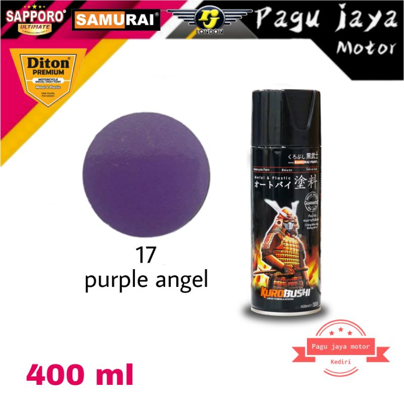 SAMURAI PAINT #17 PURPLE ANGEL 400ml cat semprot spray paint pilok pilox