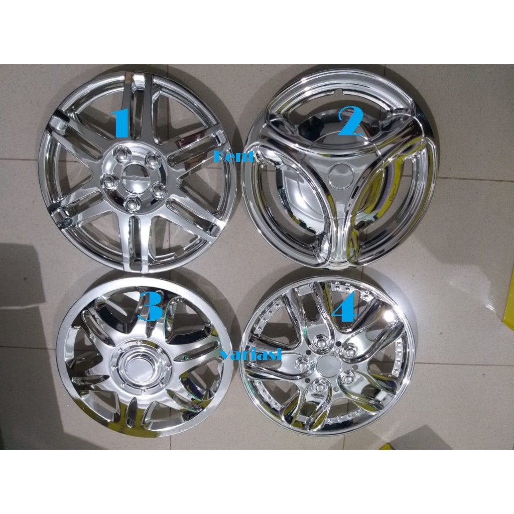 Cover Velg Sport Wheel Dop Roda LOWIN Design Chrome