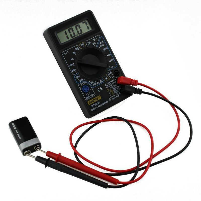 Digital Multimeter AC/ DC Voltage Tester Aneng DT-830Black