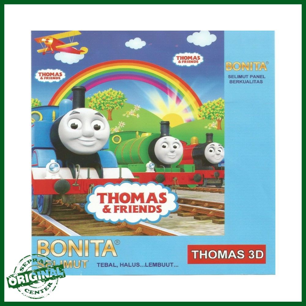 Selimut Bonita 3d Thomas Train 160 No2 Blanket Rainbow Percy James Shopee Indonesia