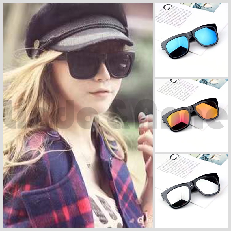 [BAYAR DI TEMPAT] Kacamata Hitam Wanita/Pria Korean Fashion Small  - Sunglasses Candy Color