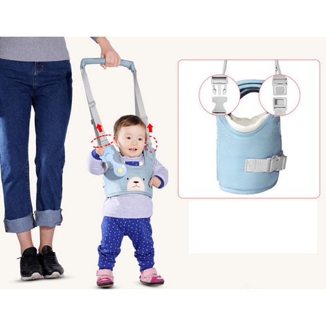 MOGYMOGY HL0241 Alat Bantu Jalan Bayi Model Rompi Baby Walking Assistant Motif Beruang Mother Care