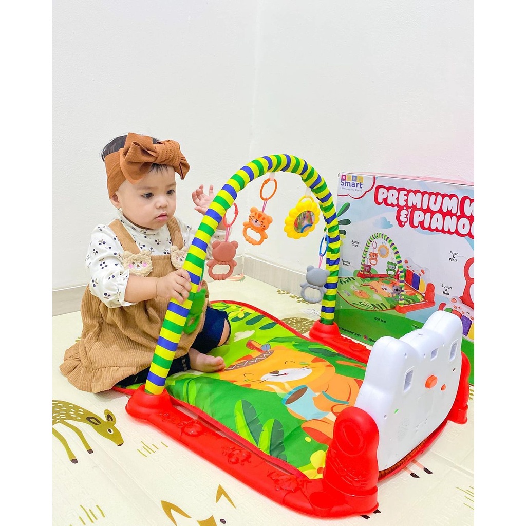 SPD59 BEBE SMART PREMIUM WALKER &amp; PIANOGYM PLAYMAT&amp;ALAT BANTU JALAN