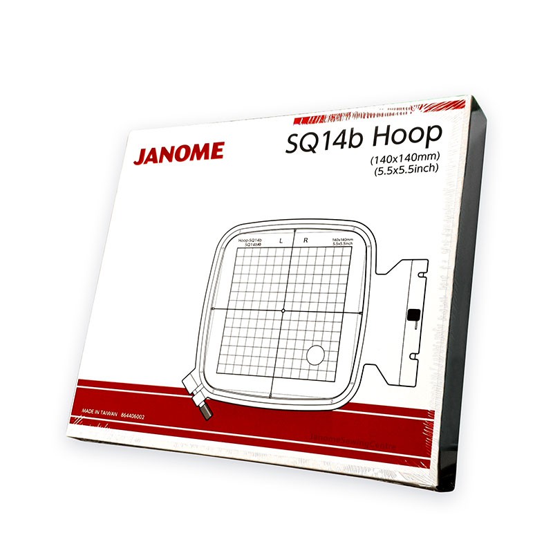 JANOME GENUINE PART pembidangan/Hoop mesin bordir komputer janome 14x14cm ( SQ 14B )