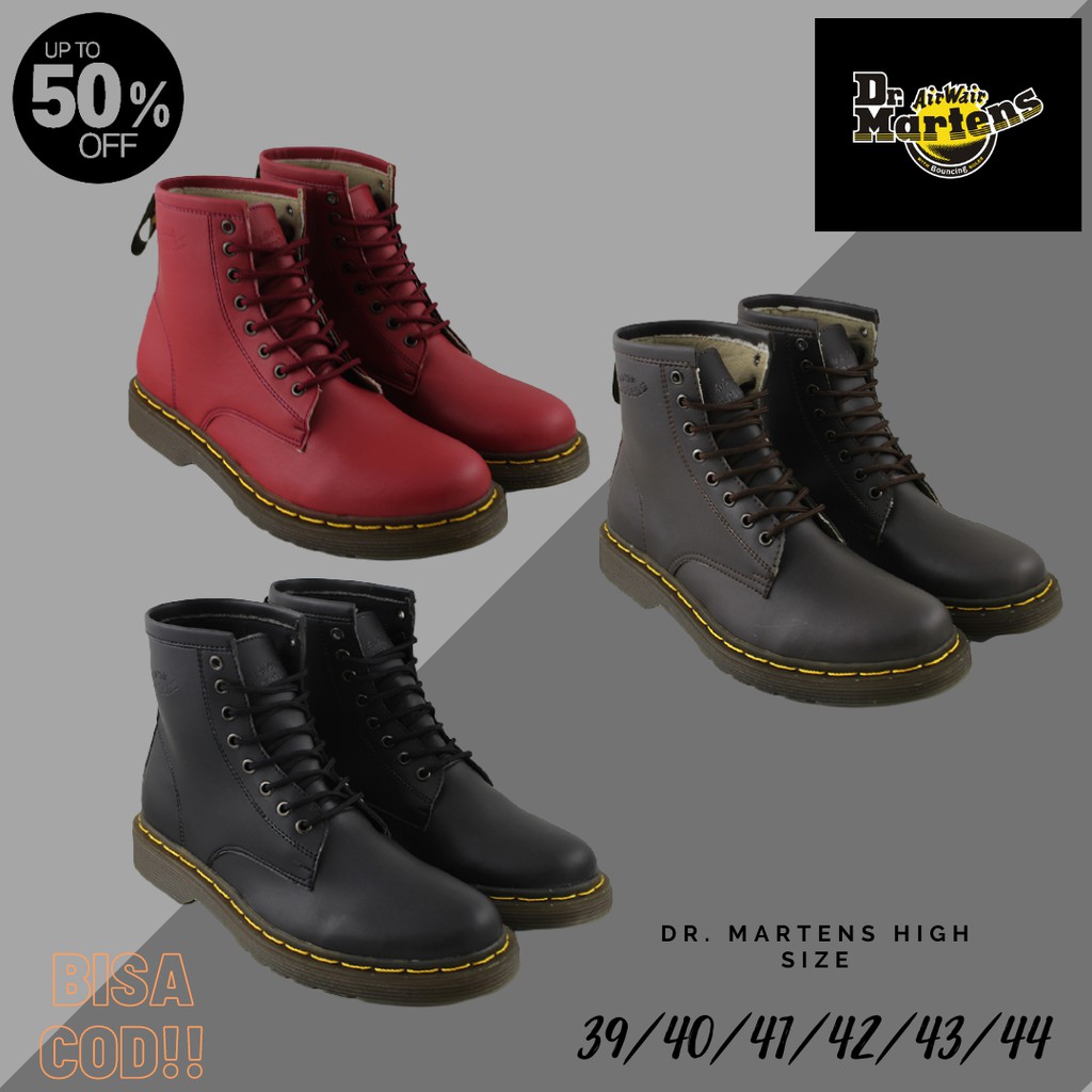 Sepatu boots pria dr martens 8 hole dockmar boot murah docmart berkualitas