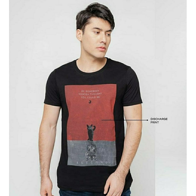 kaos 3second Pria/Kaos 3second/Kaos 3second Cod