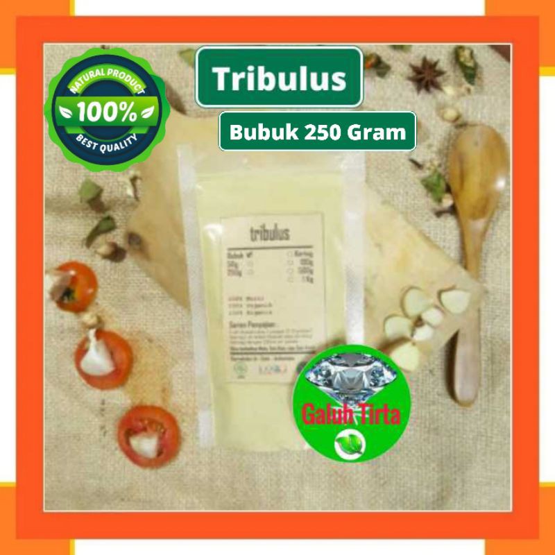 

TRIBULUS BUBUK 250 GRAM - Tribulus Terrestris - MURNI - JSR - RE