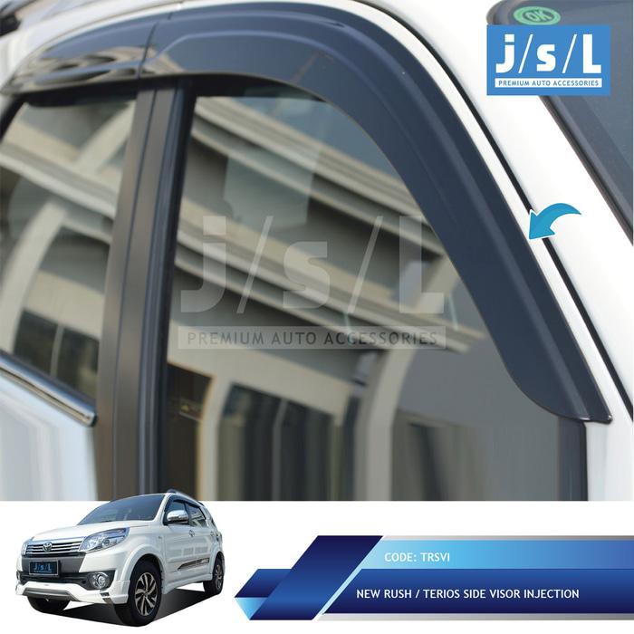 JSL Aksesoris Mobil New Rush New Terios 2015 2016 2017 Talang Air Slim New Rush New Terios