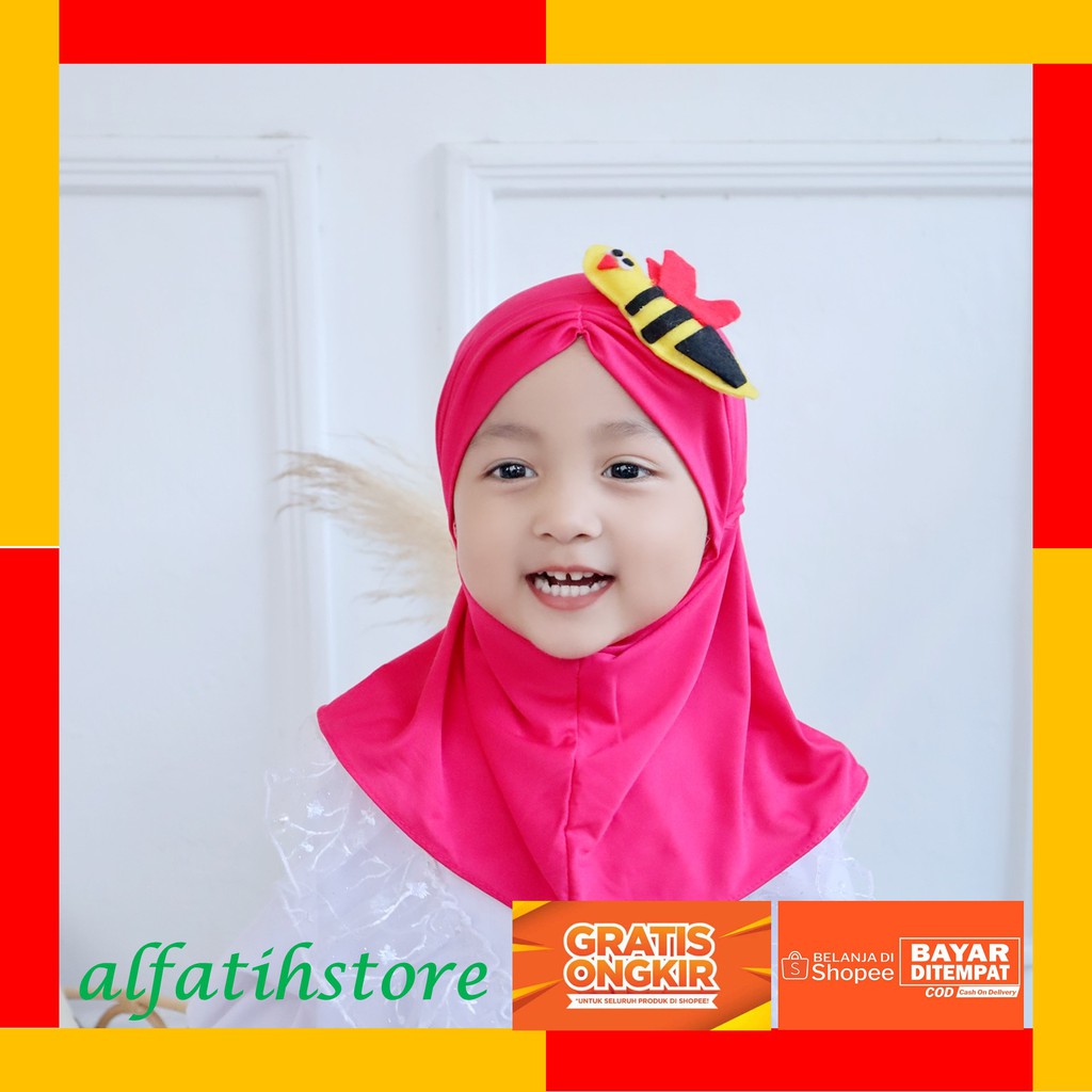 TOP PRODUK JILBAB ANAK LEBAH / JILBAB ANAK LUCU / HIJAB ANAK MURAH / KERUDUNG ANAK PEREMPUAN KERUDUNG ANAK BAYI PEREMPUAN JILBAB ANAK 2 TAHUN HIJAB ANAK BAYI TERBARU