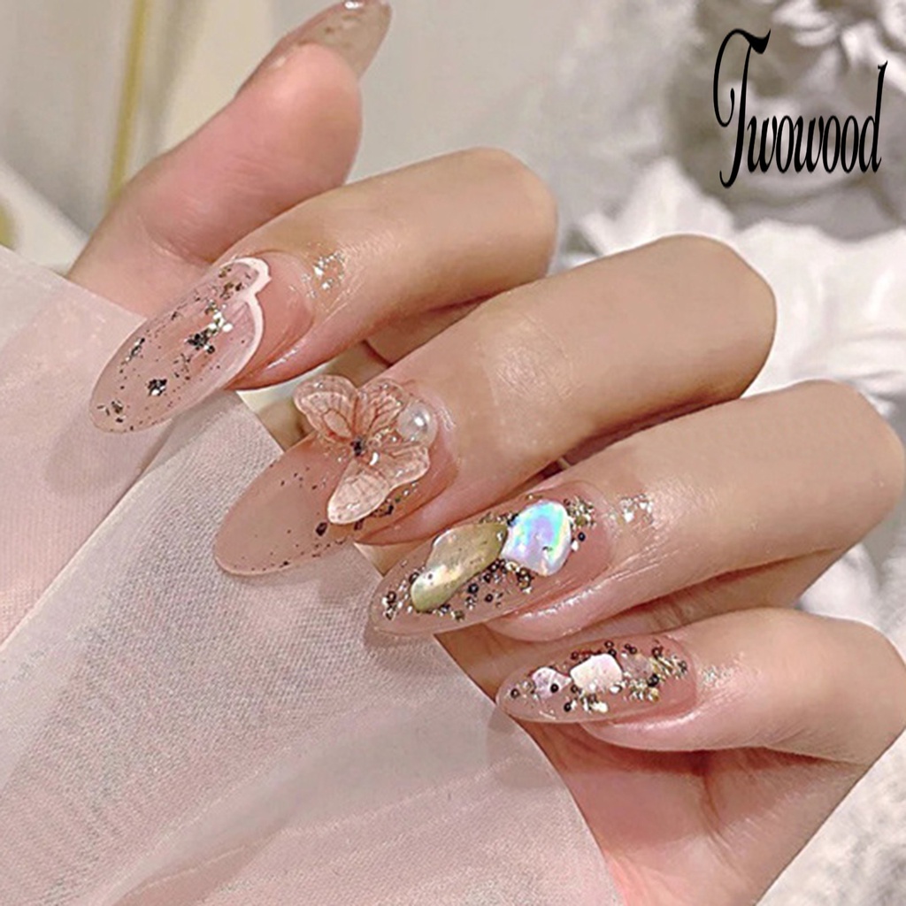 1 Kotak Manik-Manik Bahan Alloy Aneka Ukuran Untuk Dekorasi Nail Art