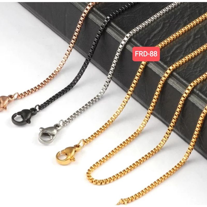 COD KALUNG TITANIUM EMAS/HITAM/SILVER PRIA DAN WANITA MODEL ITALI TERLARIS TERMURAH