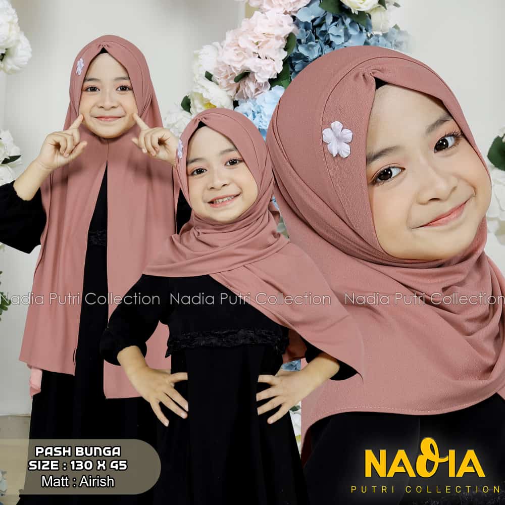 PASHMINA BUNGA ANAK INSTAN / PASMINA BUNGA KIDS