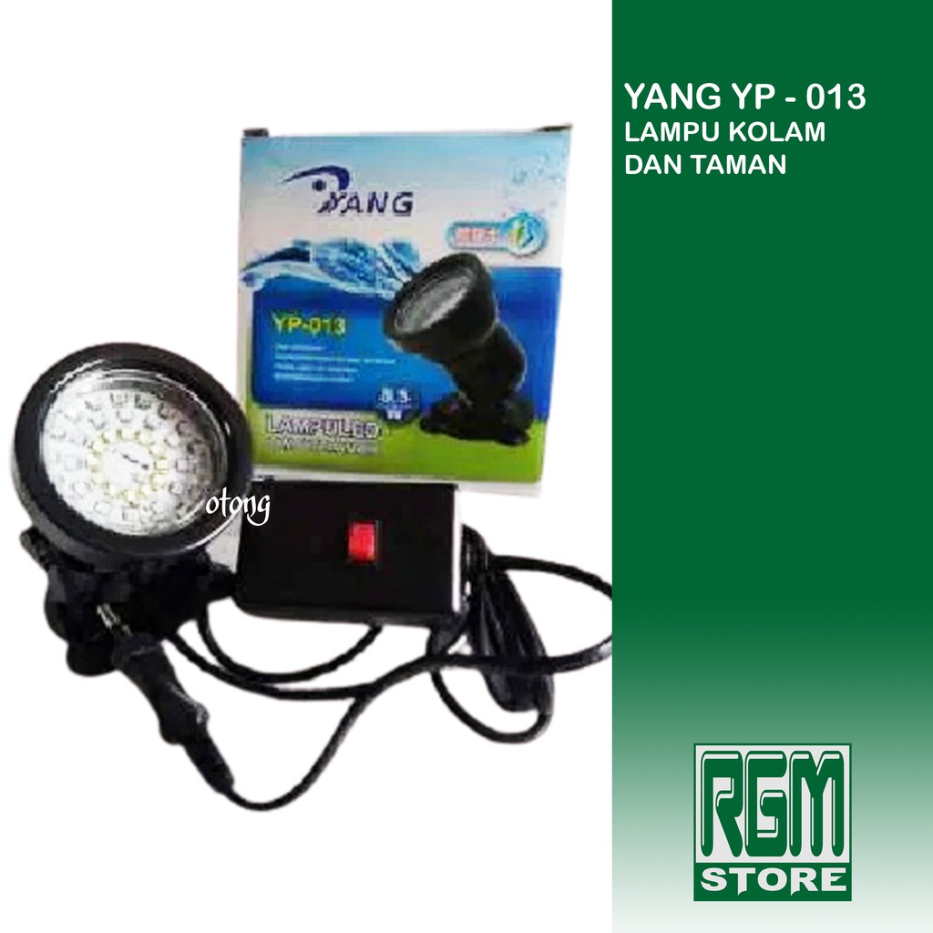 YANG YP013 YP 013 LAMPU LED 6 WARNA KOLAM CELUP GARDEN LIGHT AQUARIUM