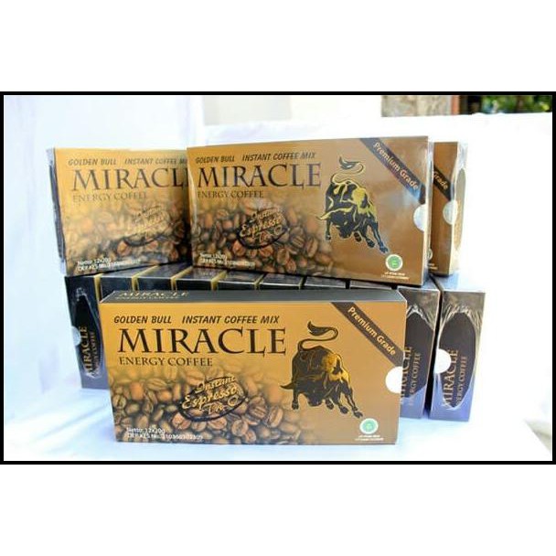 

Kopi Miracle 12 Sachet - Miracle Coffee - Kopi Stamina - Miracle Asli