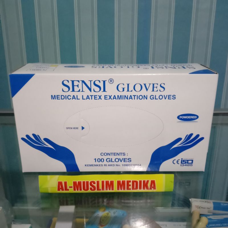 Sarung Tangan Sensi Gloves / Sensi Gloves POWDERED sarung tangan karet