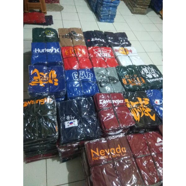 Paket Kaos distro 100 ribu 6 pcs