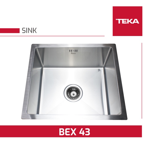 Teka Kitchen Sink Undermount Undercounter BEX 43 Bak Cuci Piring 1 Lubang