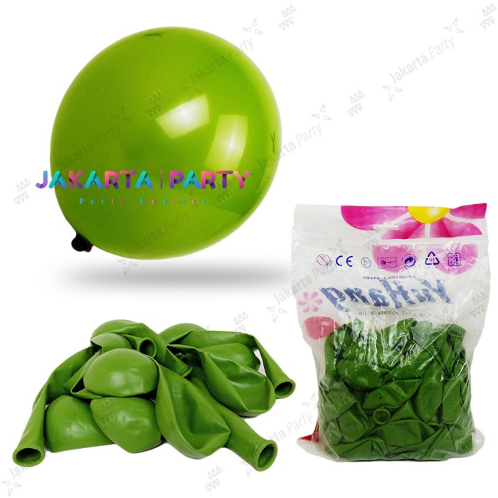 ECER Balon Latex Retro Olive Green / Balon Latex Vintage / Balon Vintage