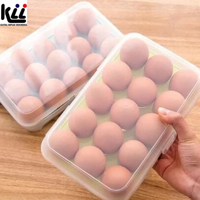 Box Tray Telur 15s - kotak telur - Egg Tray Box - Box Telur 15 Sekat