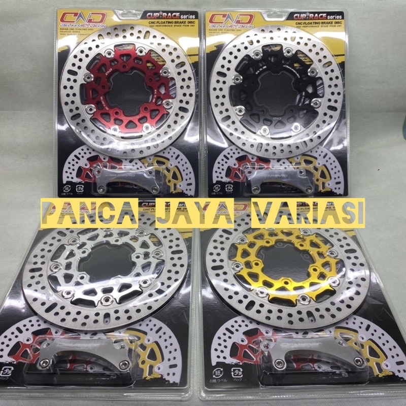 Piringan Cakram Delkevic 260mm Beat/Fi/Scoopy/Vario 125/Vario 150/Vario 160/Vario 150 New 2018-2022/Beat Street/Genio/Beat Karbu/Scoopy New/Beat Deluxe/Beat New 2020-2022/Beat Pop/Genio/Mio/Xeon/Mio Soul/Jupiter Mx Bahan Cnc Floating