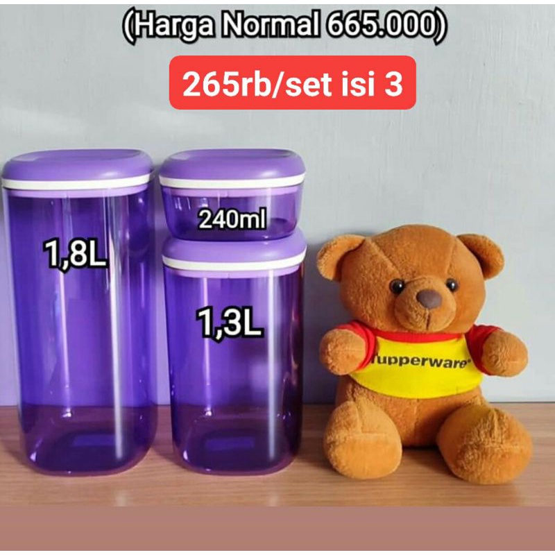 crystal canister ungu