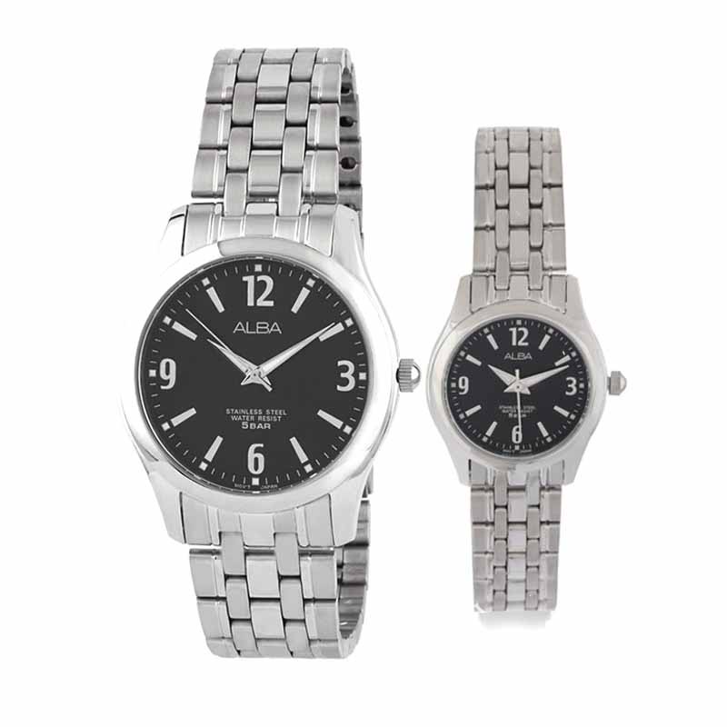 JAM TANGAN COUPLE ORIGINAL ALBA ST ARSY23 ARSY23X1 and ALBA ARSY39 ARSY39X1 JAM TANGAN ALBA