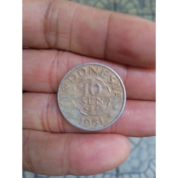 Koin 10 Sen Tahun 1951